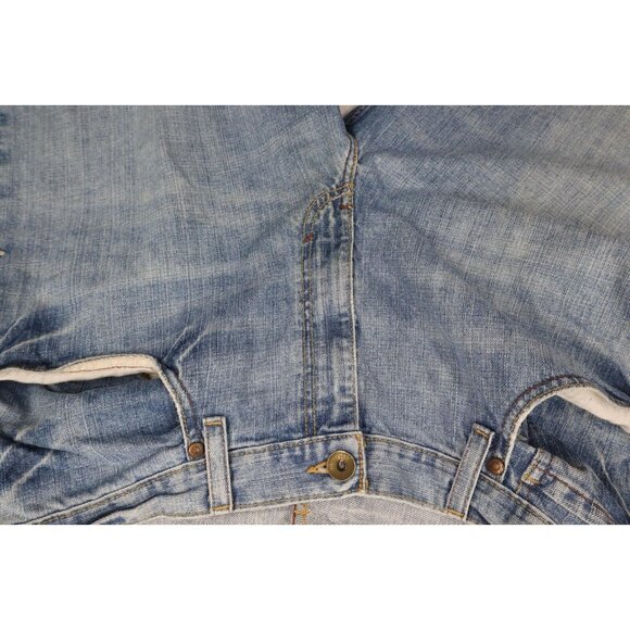 Vintage Y2K Levis Silvertab Mens 36x30 Faded Baggy Fit Wide Leg Denim Jeans Blue - Picture 6 of 15